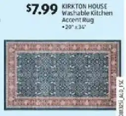 Aldi Kirkton house washable kitchen accent rug offer