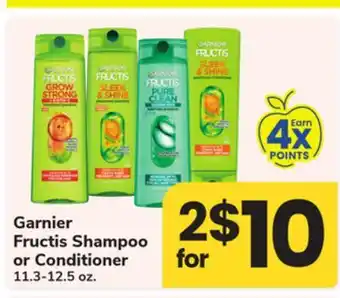 ACME Garnier Fructis Shampoo or Conditioner offer