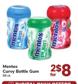 ACME Mentos Curvy Bottle Gum offer