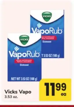ACME Vicks Vapo offer