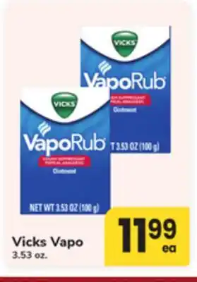 ACME Vicks Vapo offer
