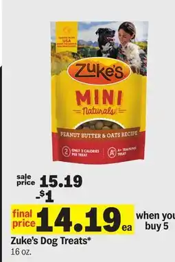Meijer Zuke's Dog Treats offer
