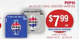 Smart & Final PEPSI offer