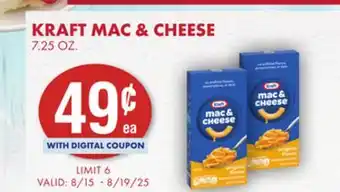 Smart & Final KRAFT MAC & CHEESE offer