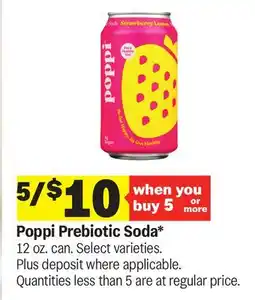 Meijer Poppi Prebiotic Soda offer
