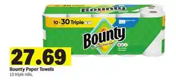 Meijer Bounty Paper Towels offer