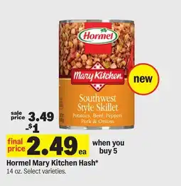 Meijer Hormel Mary Kitchen Hash offer