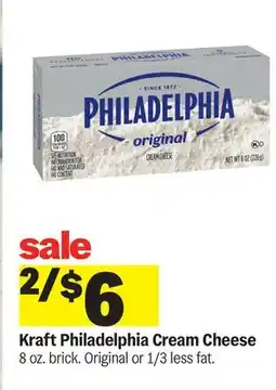 Meijer Kraft Philadelphia Cream Cheese offer