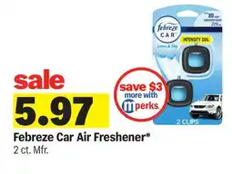 Meijer Febreze Car Air Freshener offer