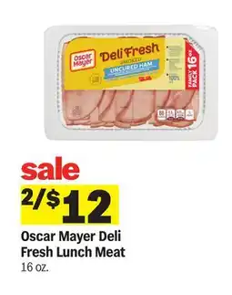 Meijer Oscar Mayer Deli Fresh Lunch Meat offer