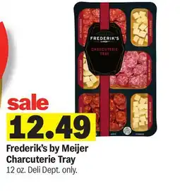 Meijer Frederik's by Meijer Charcuterie Tray offer