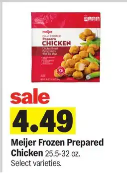Meijer Meijer Frozen Prepared Chicken offer
