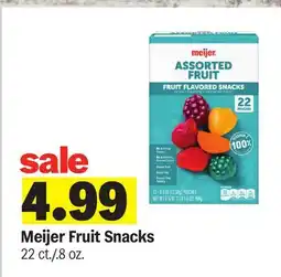 Meijer Meijer Fruit Snacks offer