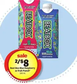 Meijer Beat Box Blue Raspberry or Fruit Punch offer