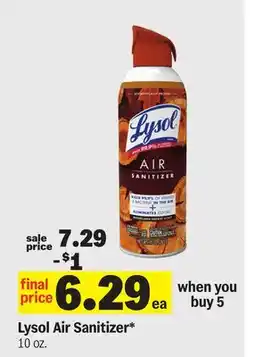 Meijer Lysol Air Sanitizer offer