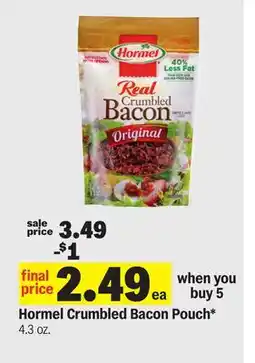 Meijer Hormel Crumbled Bacon Pouch offer