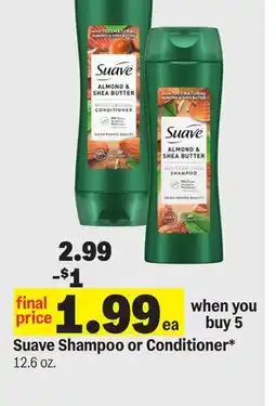 Meijer Suave Shampoo or Conditioner offer
