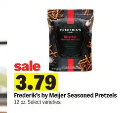 Meijer Frederik's by Meijer Seasoned Pretzels offer