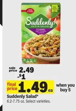 Meijer Suddenly Salad offer
