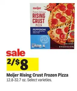 Meijer Meijer Rising Crust Frozen Pizza offer