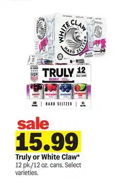 Meijer Truly or White Claw offer