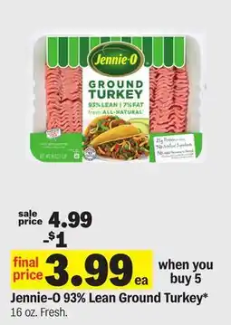 Meijer Jennie-O 93% Lean Ground Turkey offer