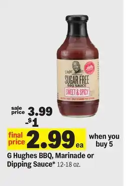 Meijer G Hughes BBQ, Marinade or Dipping Sauce offer