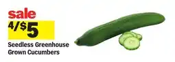 Meijer Seedless Greenhouse Grown Cucumbers offer
