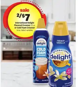 Meijer International Delight Flavored Creamer 32 oz. or Cold Foam Creamer offer
