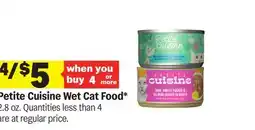 Meijer Petite Cuisine Wet Cat Food offer
