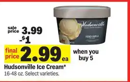 Meijer Hudsonville Ice Cream offer