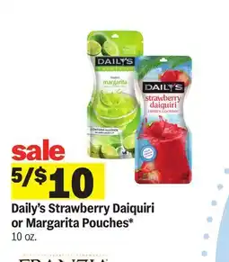 Meijer Daily's Strawberry Daiquiri or Margarita Pouches offer