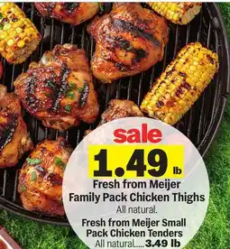 Meijer Fresh from Meijer Family Pack Chicken Thighs offer