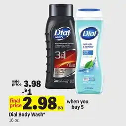 Meijer Dial Body Wash offer