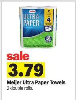 Meijer Meijer Ultra Paper Towels offer