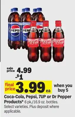Meijer Coca-Cola, Pepsi, 7UP or Dr Pepper Products offer