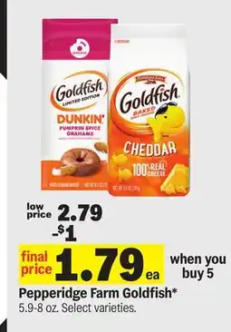 Meijer Pepperidge Farm Goldfish offer