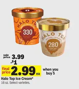 Meijer Halo Top Ice Cream offer