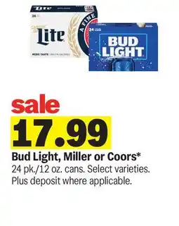 Meijer Bud Light, Miller or Coors offer