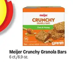 Meijer Meijer Crunchy Granola Bars offer