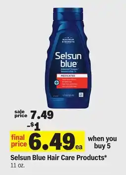 Meijer Selsun Blue Hair Care Products offer