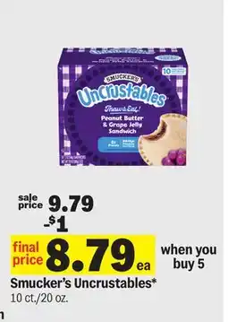 Meijer Smucker's Uncrustables offer