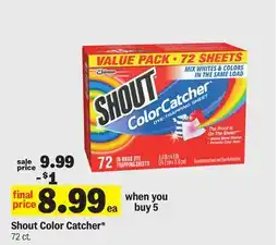 Meijer Shout Color Catcher offer