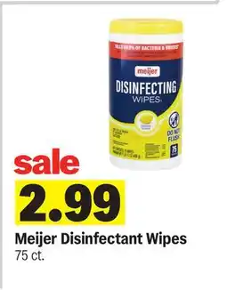 Meijer Meijer Disinfectant Wipes offer