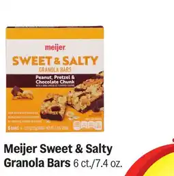 Meijer Meijer Sweet & Salty Granola Bars offer