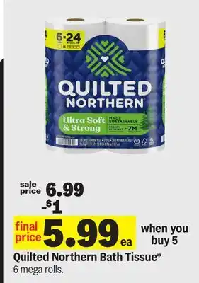 Meijer Quilted Northern Bath Tissue offer