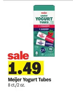 Meijer Meijer Yogurt Tubes offer
