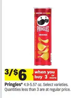 Meijer Pringles offer