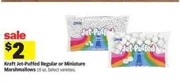 Meijer Kraft Jet-Puffed Regular or Miniature Marshmallows offer