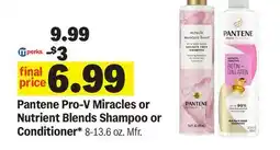 Meijer Pantene Pro-V Miracles or Nutrient Blends Shampoo or Conditioner offer